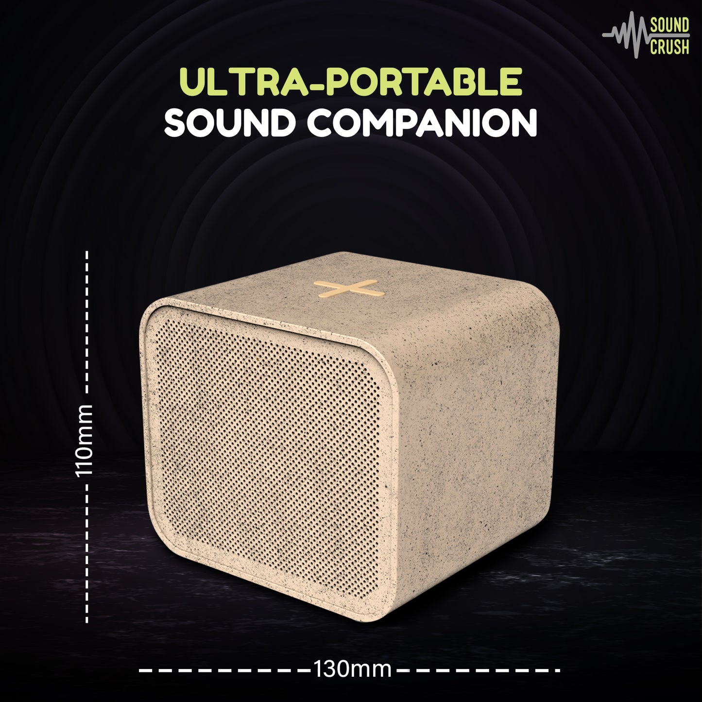 Boox ---- Portable Speaker with Strong Bass, 15W Wireless Charging, TWS Pairing, 8-Hour Playtime, Eco-Friendly