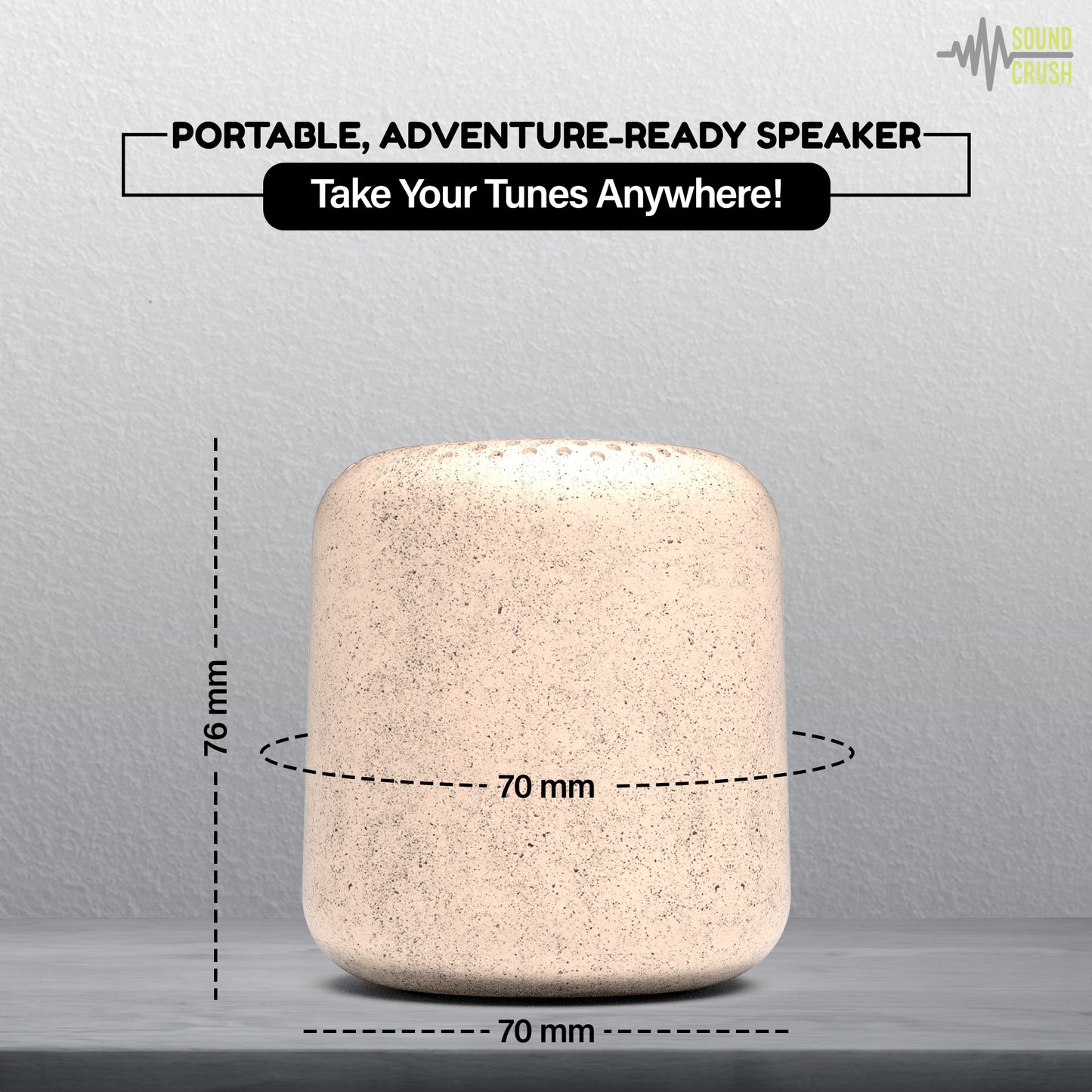 Pebble ----- Eco-Friendly, Portable Bluetooth Speaker